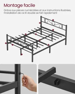 Discount SONGMICS Boîte à bijoux latérale noir