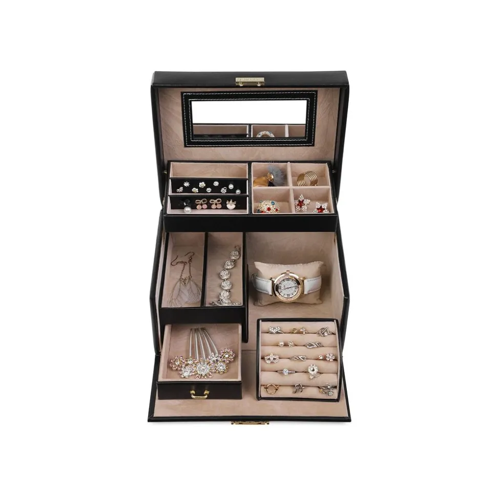 Cheap SONGMICS Boîte à bijoux multi-niveaux