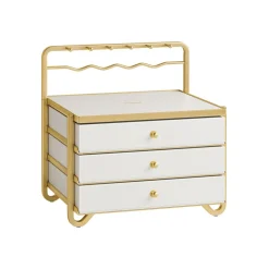 Shop SONGMICS Boîte à montre 9,8 x 21,2 x 8,7 cm noir d’encre