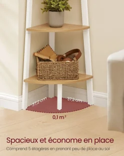 Hot SONGMICS Boîte à montres 10 cases noir gris