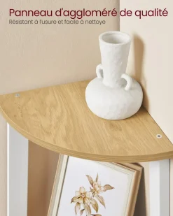 Hot SONGMICS Boîte à montres 10 cases noir gris