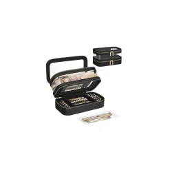 Fashion SONGMICS Boîte à montres 6 compartiments Couleur Noisette