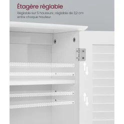 Online SONGMICS Boîte à montres marron