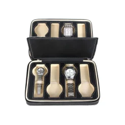 Shop SONGMICS Boîte à montres portable Noir