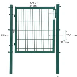 Sale SONGMICS Boîte aux lettre post Gris