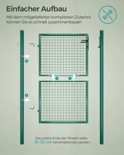 New SONGMICS Boîte aux lettres moderne