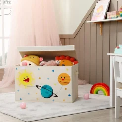 Discount SONGMICS Boîte de rangement beige