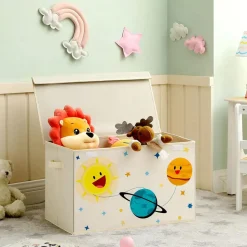 Discount SONGMICS Boîte de rangement beige