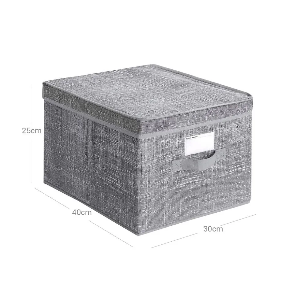 Online SONGMICS Boîte de Rangement pour Décorations de Noël Rouge Cerise