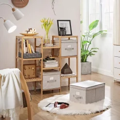 Online SONGMICS Boîte de Rangement pour Décorations de Noël Rouge Cerise