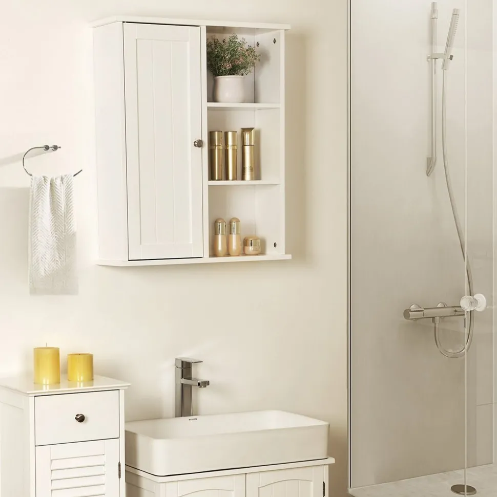 Hot SONGMICS Boîtes à bijoux sirène Blanc