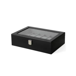 Discount SONGMICS Boîtes à montres 12 cases gris Blanc