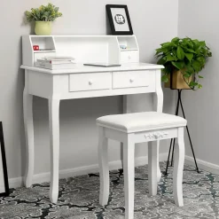 Store SONGMICS Bout de canapé verre industriel Brun Vintage Noir