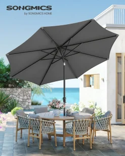 Shop SONGMICS Brise-vue 6 x 0,75 m anthracite Gris