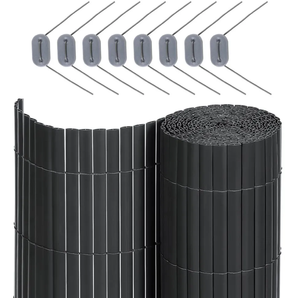 Flash Sale SONGMICS Brise-vue PVC anthracite Gris
