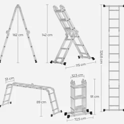 Discount SONGMICS Buffet haut cuisine 6 étagères de porte 40 x 76 x 182,1 cm blanc