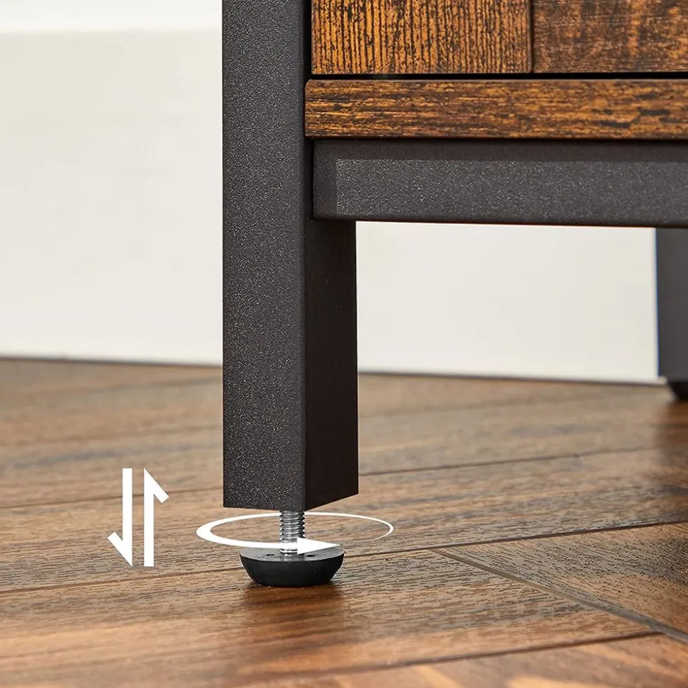 Flash Sale SONGMICS Buffet ouvert fermé industriel Blanc