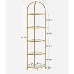 Shop SONGMICS Buffet style campagne blanc rustique et marron miel Blanc Rustique + Marron Miel