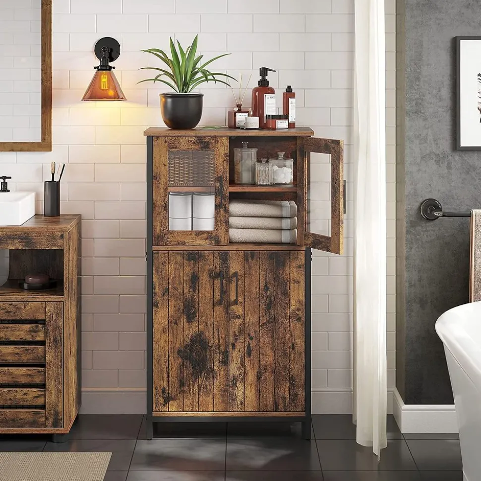 Sale SONGMICS Buffet vitrine industriel