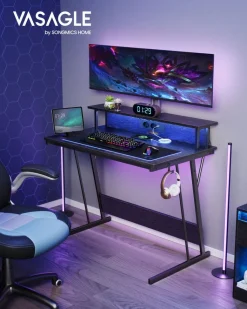 Outlet SONGMICS Bureau 100 cm grège