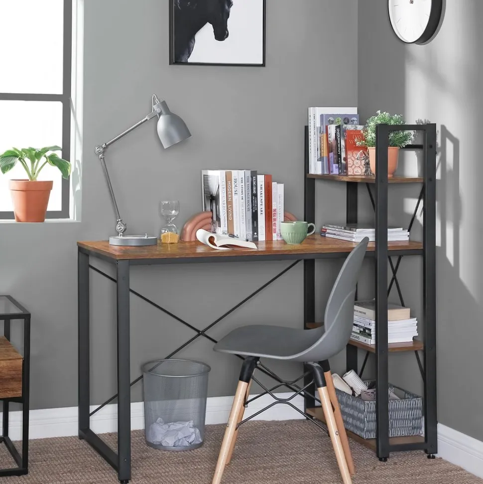 Shop SONGMICS Bureau 120 cm industriel