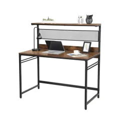 Cheap SONGMICS Bureau 120 cm industriel Blanc