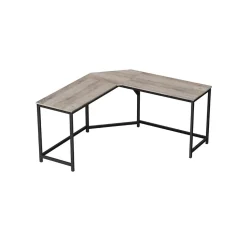 Outlet SONGMICS Bureau 85 cm industriel Marron rustique