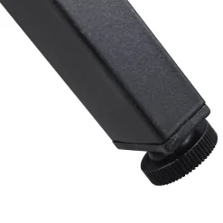 Store SONGMICS Bureau 120 cm industriel Noir