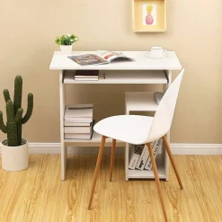 Sale SONGMICS Bureau 140 cm industriel Marron Rustique + Noir