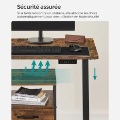 Flash Sale SONGMICS Bureau Assis-Debout Électrique