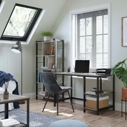 Hot SONGMICS Bureau Assis-Debout Électrique Réglable en Hauteur