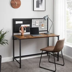 New SONGMICS Bureau assis-debout XL noir Blanc