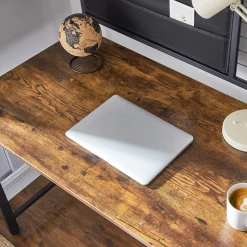 New SONGMICS Bureau assis-debout XL noir Blanc