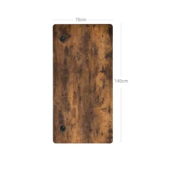 Hot SONGMICS Bureau d'angle Brun Vintage Noir