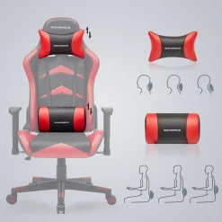 Discount SONGMICS Bureau en forme de L avec 2 tiroirs spacieux marron rustique