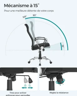 Discount SONGMICS Bureau en L avec multiprise avec rehausseur d’écran noir boisé