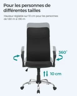 Discount SONGMICS Bureau en L avec multiprise avec rehausseur d’écran noir boisé