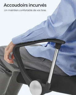 Discount SONGMICS Bureau en L avec multiprise avec rehausseur d’écran noir boisé