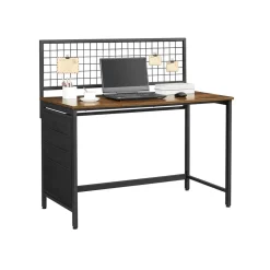 Outlet SONGMICS Bureau gaming 116 cm Noir