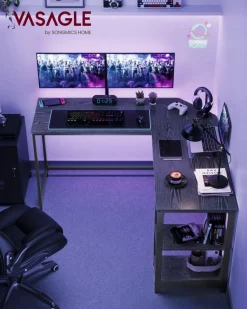 Clearance SONGMICS Bureau électrique 120 cm industriel