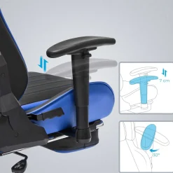 Shop SONGMICS Bureau Électrique Assis-Debout Bureau Réglable en Hauteur 60 x 110 x (72-120) cm