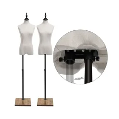 Clearance SONGMICS Buste femme Blanc