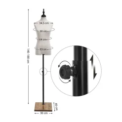 Clearance SONGMICS Buste femme Blanc