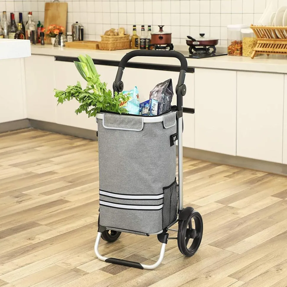 Flash Sale SONGMICS Caddie de course gris