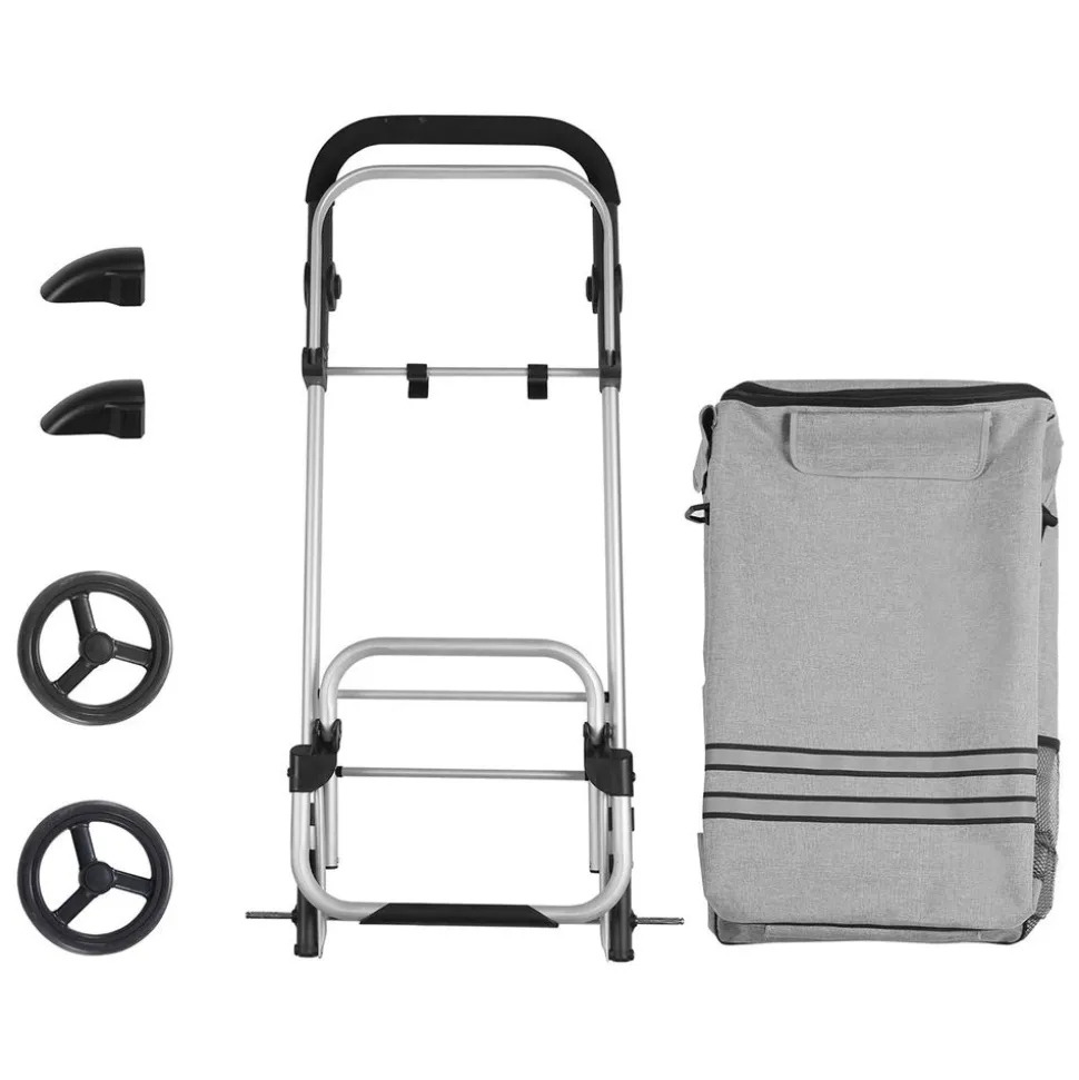 Flash Sale SONGMICS Caddie de course gris