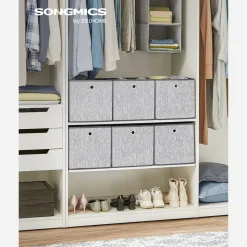 Clearance SONGMICS Caddie de course Noir