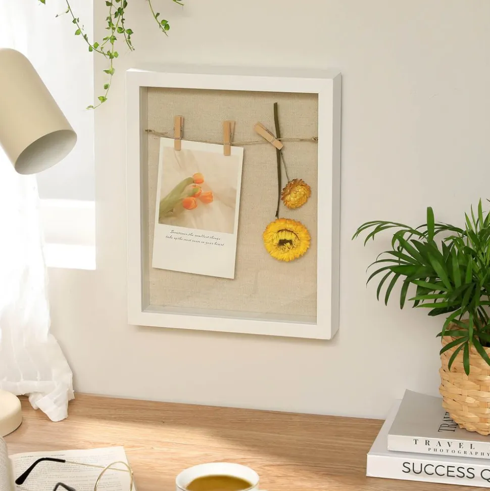 Fashion SONGMICS Cadre photo mural blanc