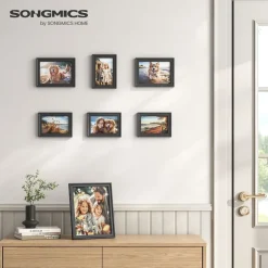 Fashion SONGMICS Cadre photo pour image 10 x 15 cm Beige Naturel