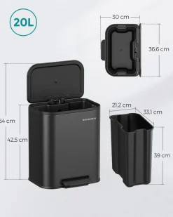 New SONGMICS Cadre photo profondeur blanc