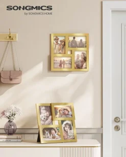Online SONGMICS Cadre photo triple Blanc